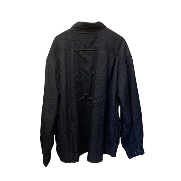 Wrangler Men's Sherpa-Lined Denim Shirt Jacket Button-Down Sz XL VTG Old Stock - Picture 6 of 12